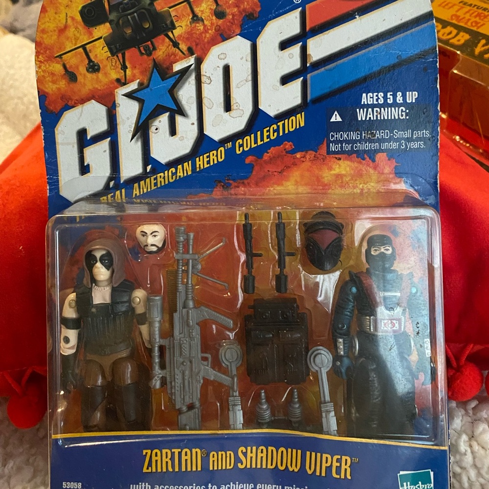 2001 vintage GI Joe American Hero collection Zartan and Shadow